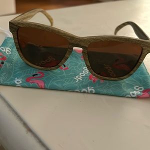 Great condition Goodr wooden pattern sunglasses